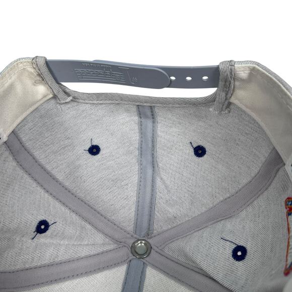 Vintage 1 Apparel St Louis Blues Snapback Hat Hockey Cap White Blue 90s USA NHL - Picture 7 of 10